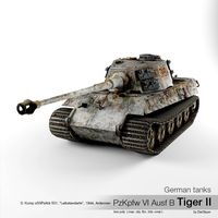German tank PzKpfw VI Ausf B Tiger II '334'