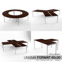 Office Desks Unisma Format 60x30 (pack 4)