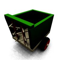 Wooden Tractor Trailer I