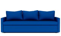 3D  Classic blue sofa with soft pillows