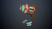 Retro laser pistol