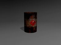 Flammable Barrel