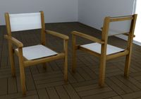 Armchair stackable Capri