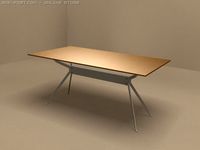 Jei desk by MolteniC 3D Model