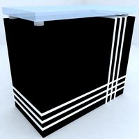 fair reception desk 3 radial