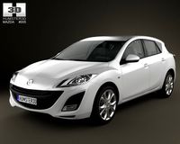 Mazda 3 hatchback 2011 3D Model
