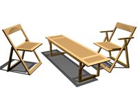 Piaviva Chairs & Elisa Bench