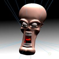 Freaky man character