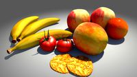 Fruit and Cookies