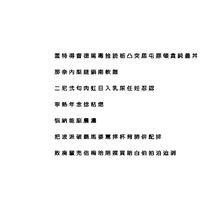 Chinese Meiryo font set16 CG CAD data