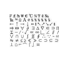 symbols4 MS PMincho font CG CAD data