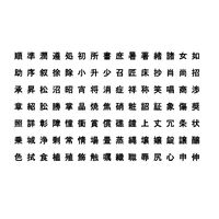 Chinese MS Gothic font set10 CG CAD data