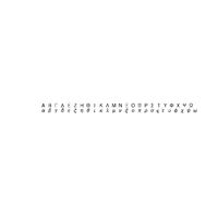 Greek alphabets1 MS Gothic CG CAD data
