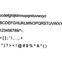 DokChampa font CG CAD data