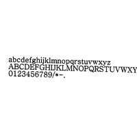 Batang font CG CAD data