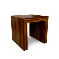 HUDSON CONTEMPORARY STOOL END TABLE