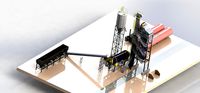 asphalt plant 160 tons -hour complete project