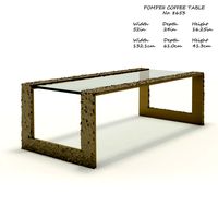 Baker Pompeii Coffee Table No.8653 by Thomas Pheasant