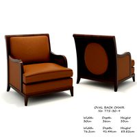 Baker Oval Back Chair No. 775-30-9 from Milling Road collection