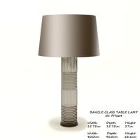 Baker Bangle glass table lamp No.PH164 by Thomas Pheasant