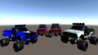 Low Poly Monster Turks pack-1