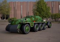 Replica SDKFZ 250 military vehicle 3d tire