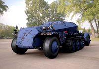 Replica SDKFZ 250 military vehicle 3d model 3D model
