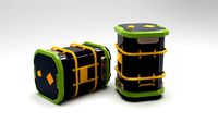 stylized bin