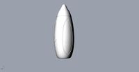 Orchid wine bottle 3D Model