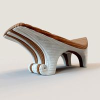 Wave knitted lounge