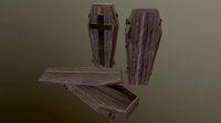 Medieval coffin