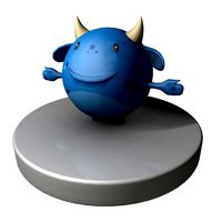 Blue monster