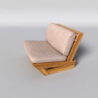 Sunset teak lounge chair
