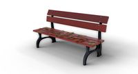 Bench with Leaves
