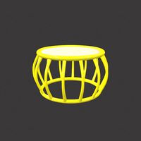 Coffee table Yellow