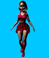 Walking girl
