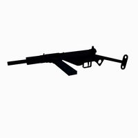 British Sten Mark II Submachine Gun