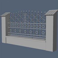 Fence for exterior visualization