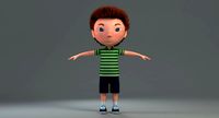 cartoon Boy Character