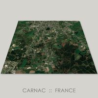 Carnac Megalithic Site Area Terrain