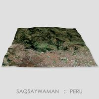 Saqsaywaman Megalithic Complex Area Terrain