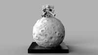 SPACEMAN ON MOON 3D PRINTING DIORAMA