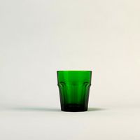 green glassware
