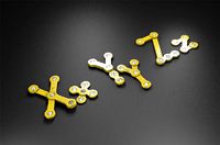 Rusty Metal Letter XYZ