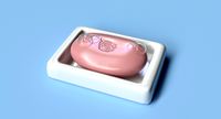 Soap with bubble