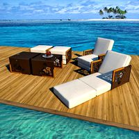 Outdoor garden terrace furniture. Kube Code EM9 - Ego Paris