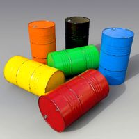 Set Oil Barrels
