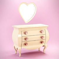 Volpi Sogni E Amore Dresser with mirror