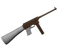 French post WW2 gun MAS-38