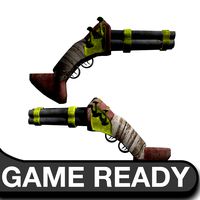 steampunk sawed shotgun